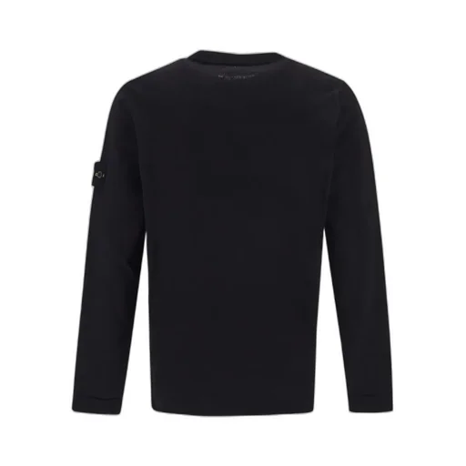 Stone Island Logo Patch Crewneck Knitted Jumper