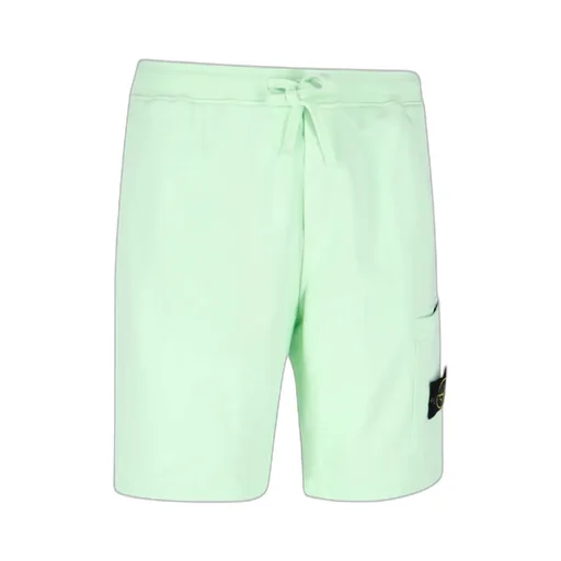 Stone Island Compass-Patch Drawstring Cargo Shorts