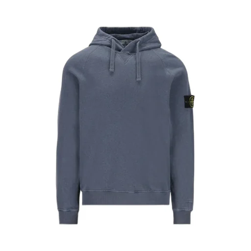 Logo-Patch Drawstring Pullover Hoodie
