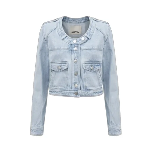 Logo Denim Coat