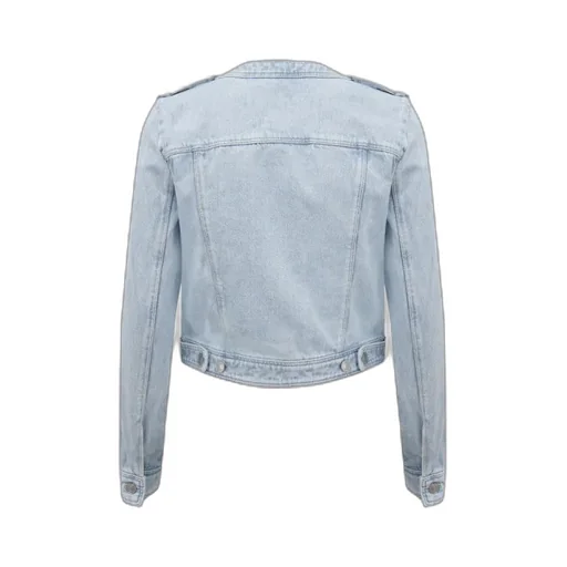 Logo Denim Coat