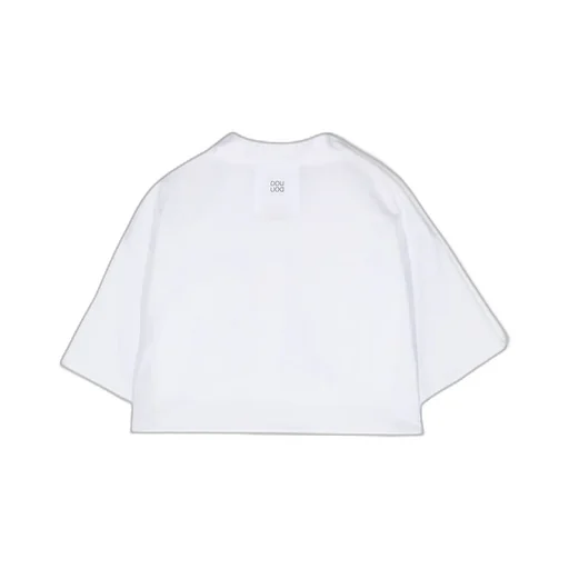 Douuod Kids Cropped Short-Sleeved Shirt
