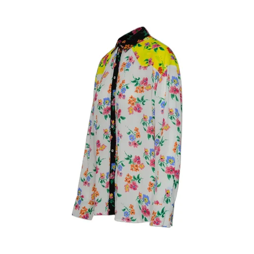 Msgm All-Over Floral Printed Buttoned Blouse