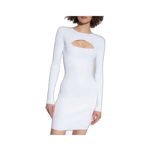 Dsquared2 Cut-Out Detailed Ribbed Dress