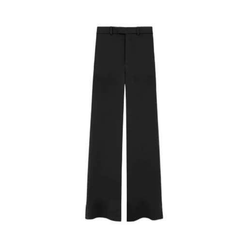 Saint Laurent High Waist Wide Leg Pants