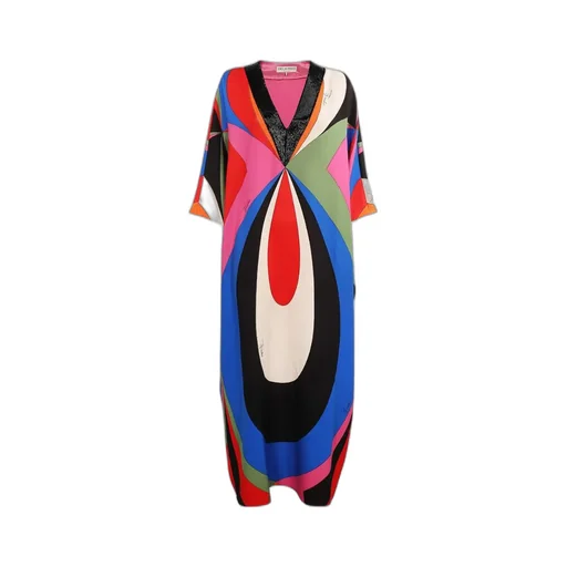 Goccia-Print Maxi Dress