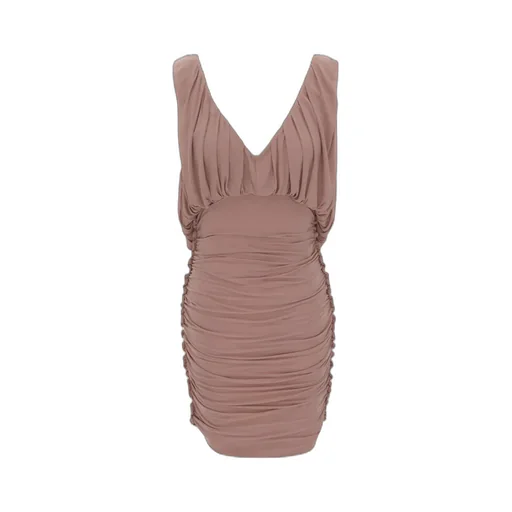 Saint Laurent Draped Sleeveless Dress