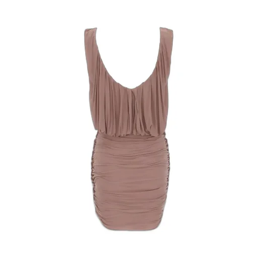 Saint Laurent Draped Sleeveless Dress