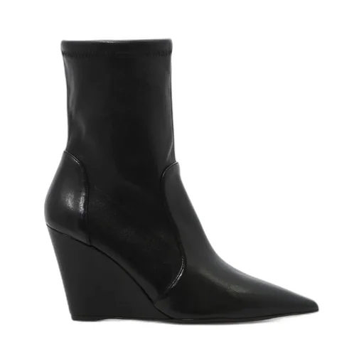 Stuart Weitzman Stuart Wedge Sock Ankle Boots