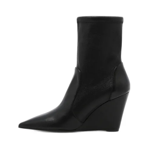 Stuart Weitzman Stuart Wedge Sock Ankle Boots