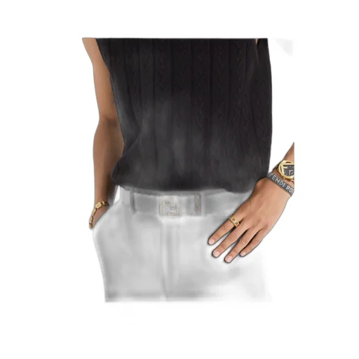 Fendi Ff Motif Reversible Buckle Belt