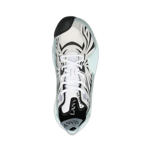 Lanvin Mesh Flash-X Lace-Up Sneakers