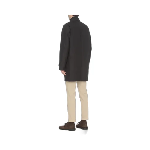Fay Single-Breasted Long-Sleeved Coat