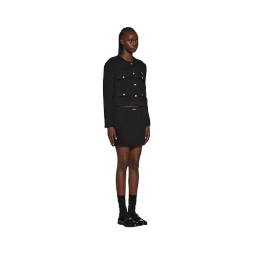 Bouclé Miniskirt