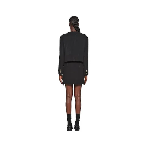 Bouclé Miniskirt