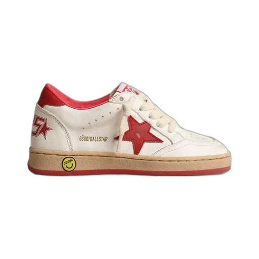 Golden Goose Kids Round Toe Lace-Up Sneakers