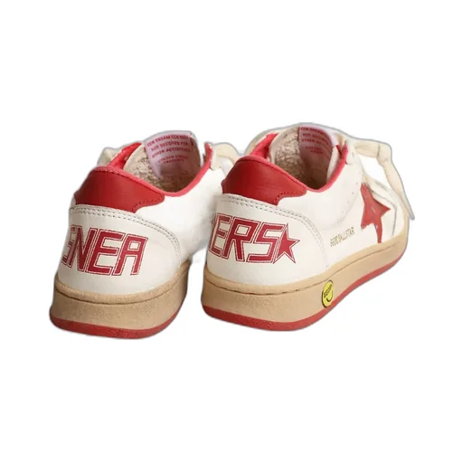 Golden Goose Kids Round Toe Lace-Up Sneakers