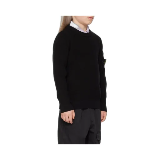 Logo-Patch Sleeve Sweatshirt