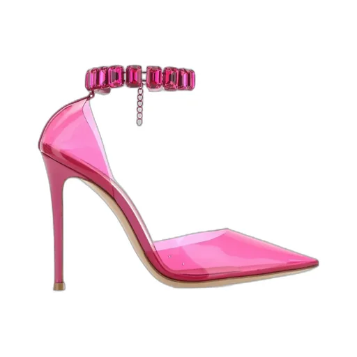 Gianvito Rossi Pointed-Toe Eembellished Pumps