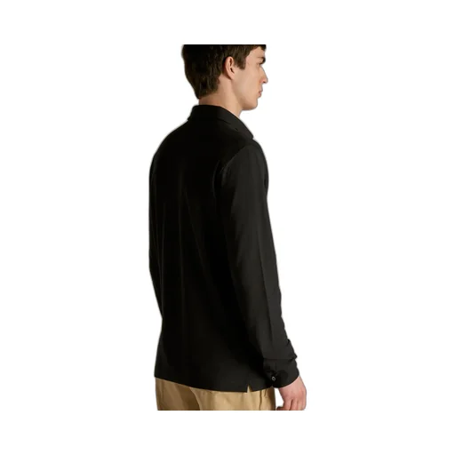 Zanone Ice Button Detailed Long-Sleeved Polo Shirt