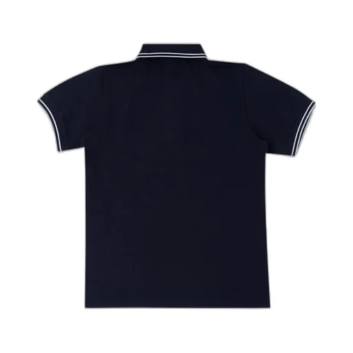 Compass-Patch Tipped Polo Shirt