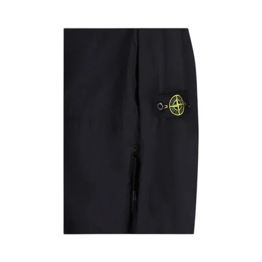Stone Island Junior Logo Patch Zip-Up Hooded Jacket