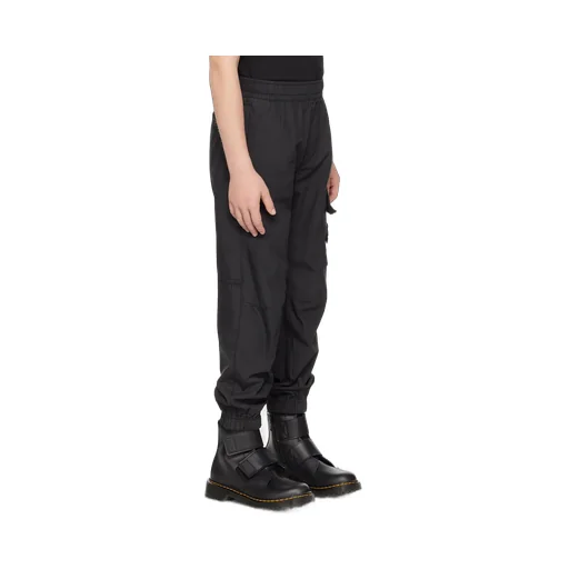Compass-Motif Cotton Trousers