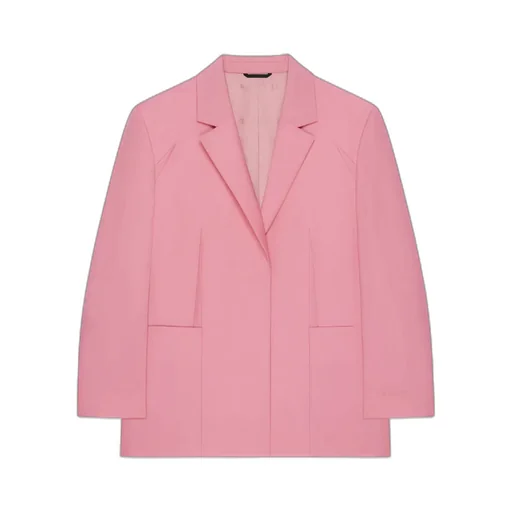 Oversized Dart Jacket In Wool And Mohair