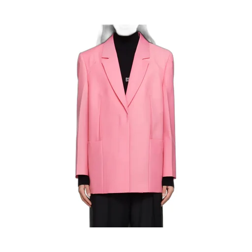 Oversized Dart Jacket In Wool And Mohair