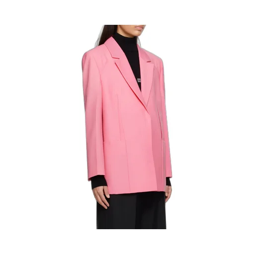 Oversized Dart Jacket In Wool And Mohair