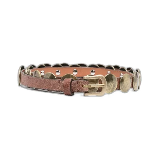 Golden Goose Deluxe Brand Trinidad Stud Embellished Buckle Belt