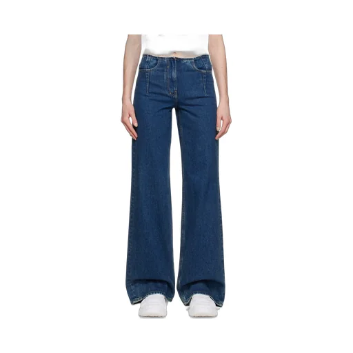 Wide Fit Pants In Denim