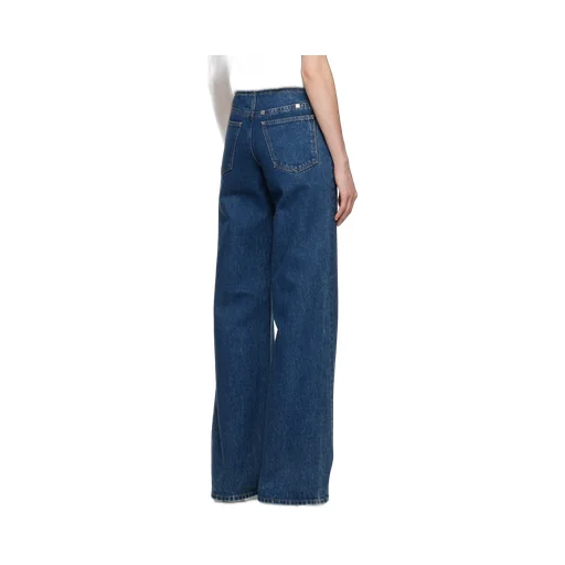 Wide Fit Pants In Denim
