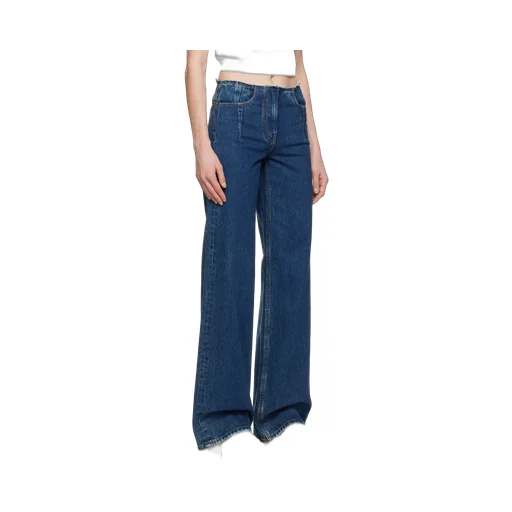 Wide Fit Pants In Denim