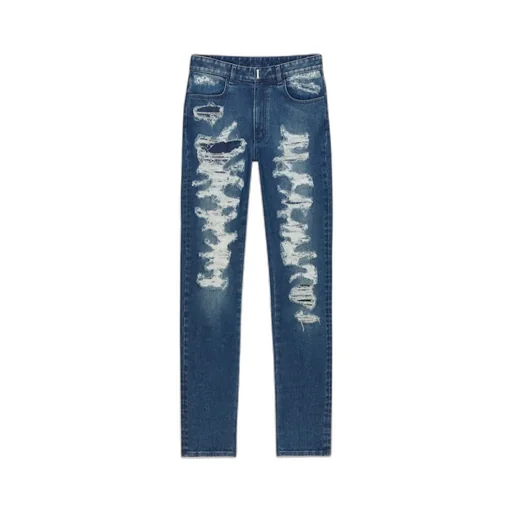 Givenchy Slim Fit Destroyed Jeans