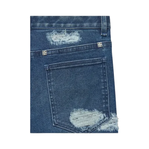 Givenchy Slim Fit Destroyed Jeans