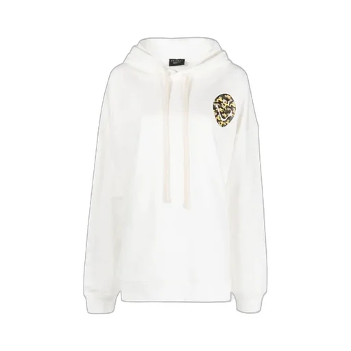 Smiley-Print Drawstring Hoodie
