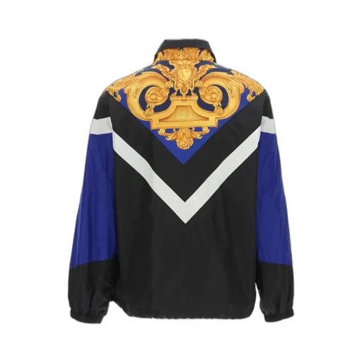 Versace Baroque Pattern Zip-Up Jacket