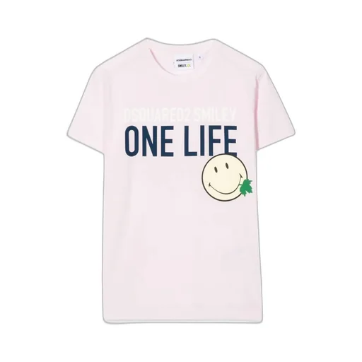 Short-Sleeved T-Shirt With Round Neck