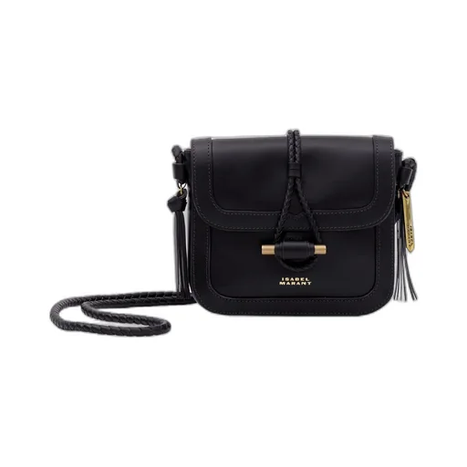 Isabel Marant Vigo Flap Logo Detailed Crossbody Bag