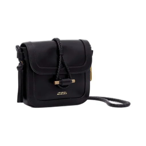 Isabel Marant Vigo Flap Logo Detailed Crossbody Bag