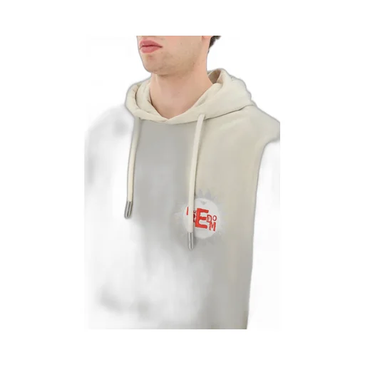 Emporio Armani Logo Patch Drawstring Hoodie