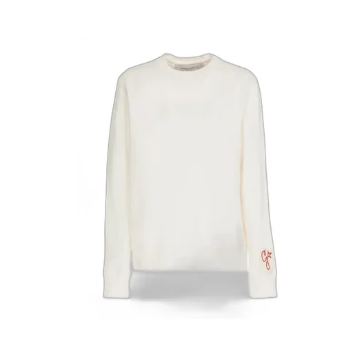 Golden Goose Deluxe Brand Logo Patch Crewneck Sweatshirt