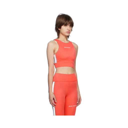 Logo-Print Cropped Vest Top