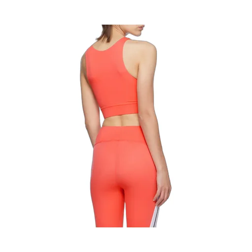 Logo-Print Cropped Vest Top