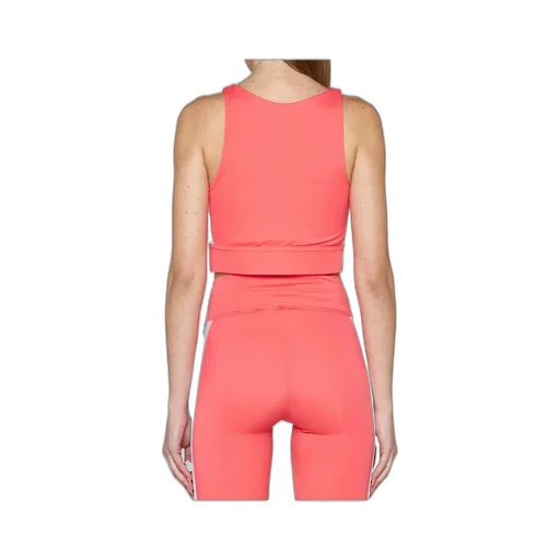 Logo-Print Cropped Vest Top