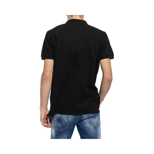 Dsquared2 Logo Printed Straight Hem Polo Shirt