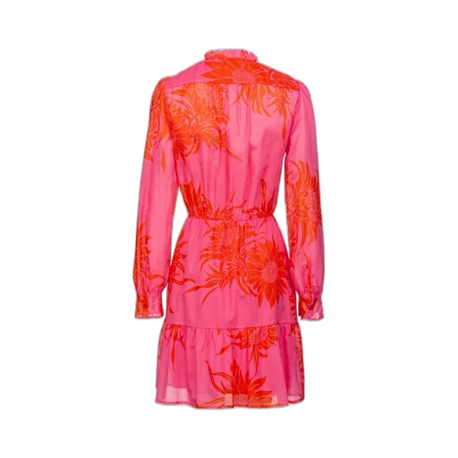 Pinko Floral Printed Long-Sleeved Dress
