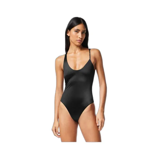 Asymmetric Cut-Out Swimsuit