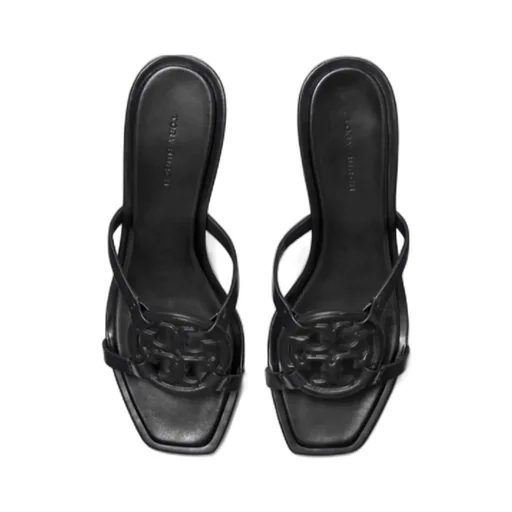 Tory Burch Logo Detailed Heeled Sandals